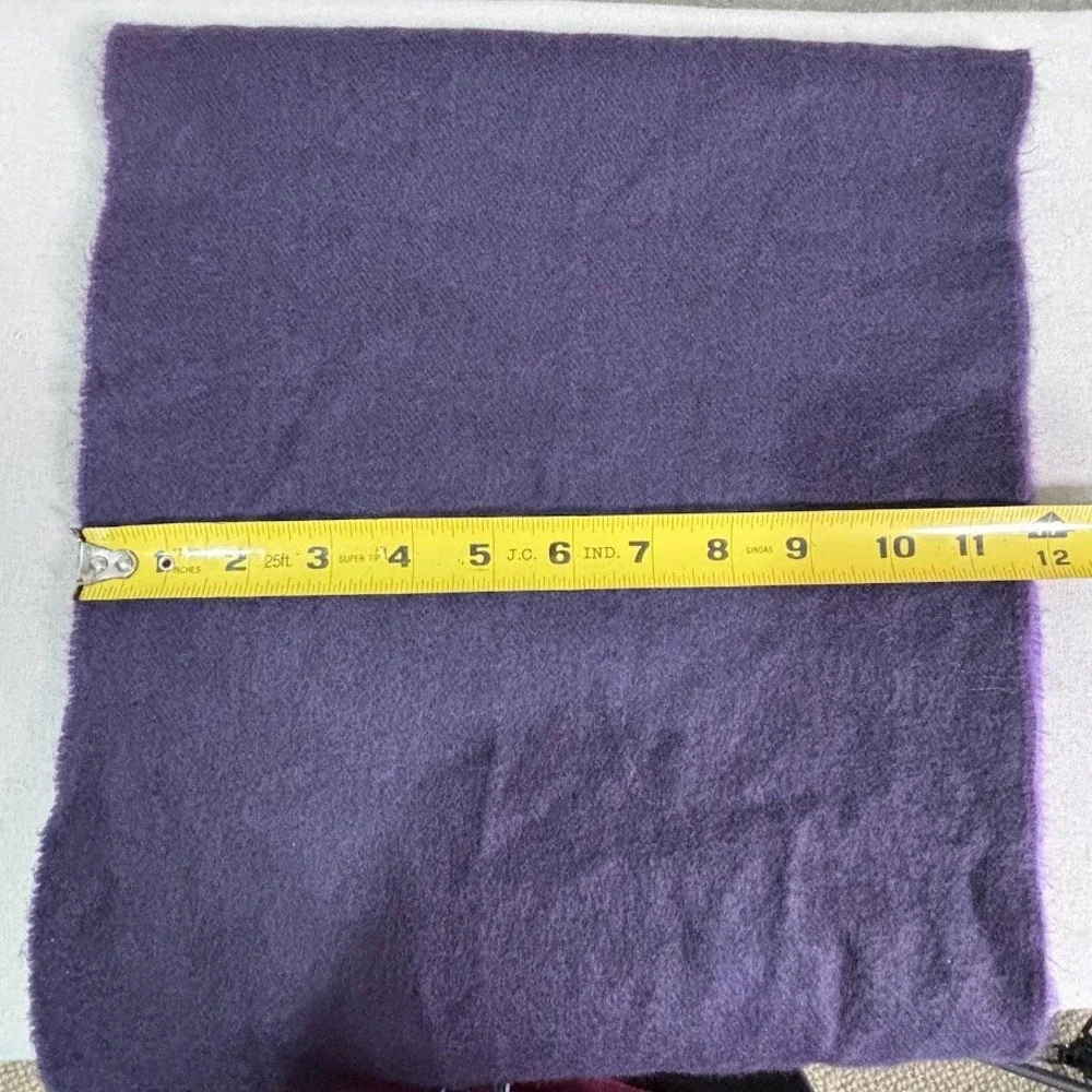 Cashmere‎ Scarf Shawl Stole Purple Ombre Made in Scotland Luxury Chic
